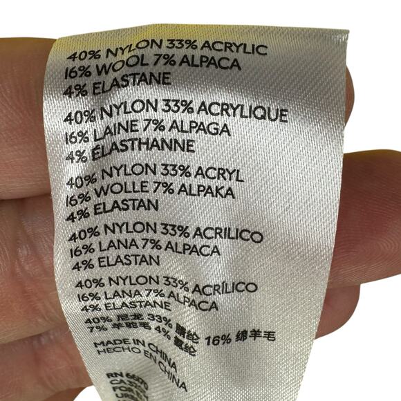 Anthropologie Maeve Bubble Sweater Cardigan Womens Medium Cropped Textured Zip - Picture 11 of 11